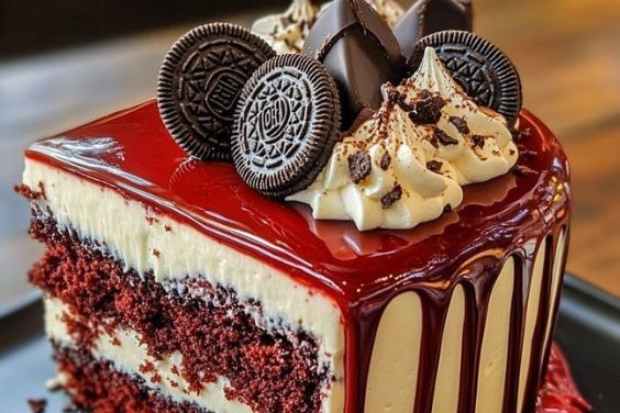 Oreo Red Velvet Cheesecake