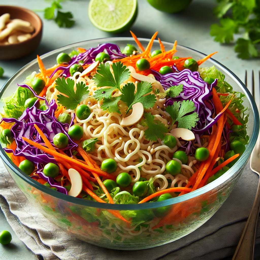 Asian ramen noodle salad