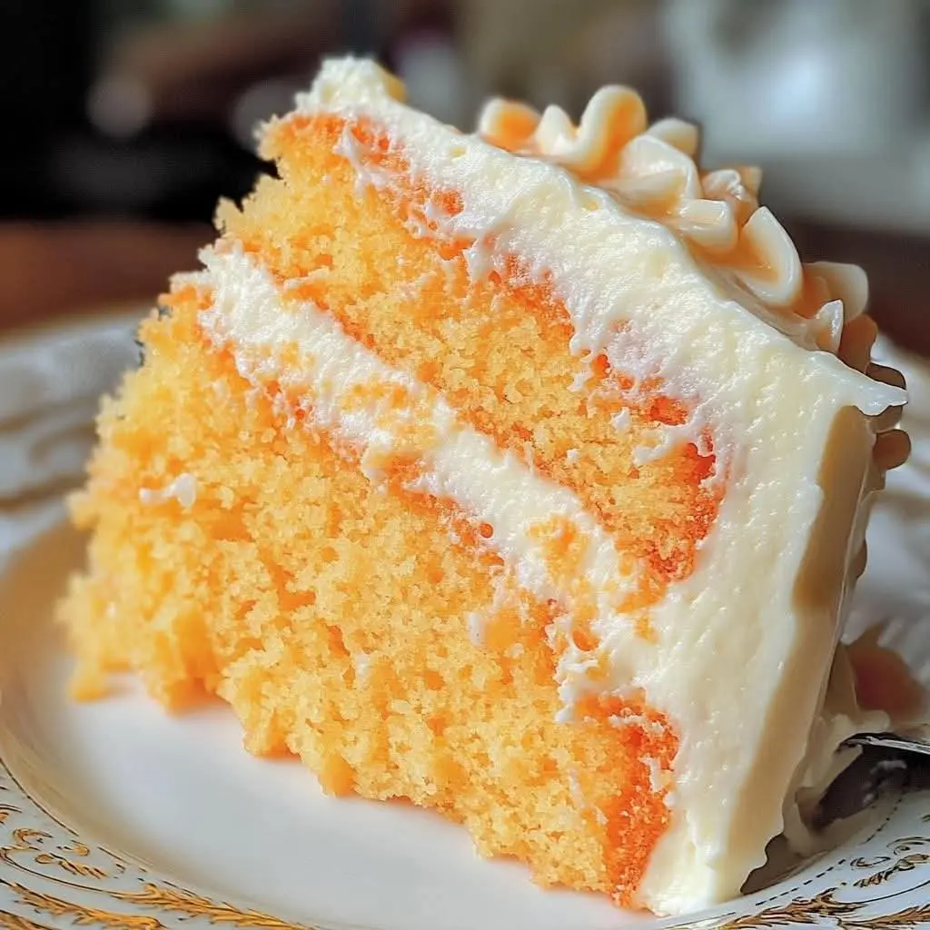 Orange Creamsicle Cake