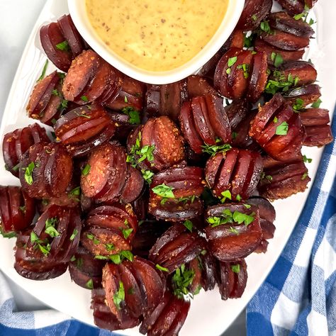 STICKY HONEY GARLIC SAUSAGE BITES
