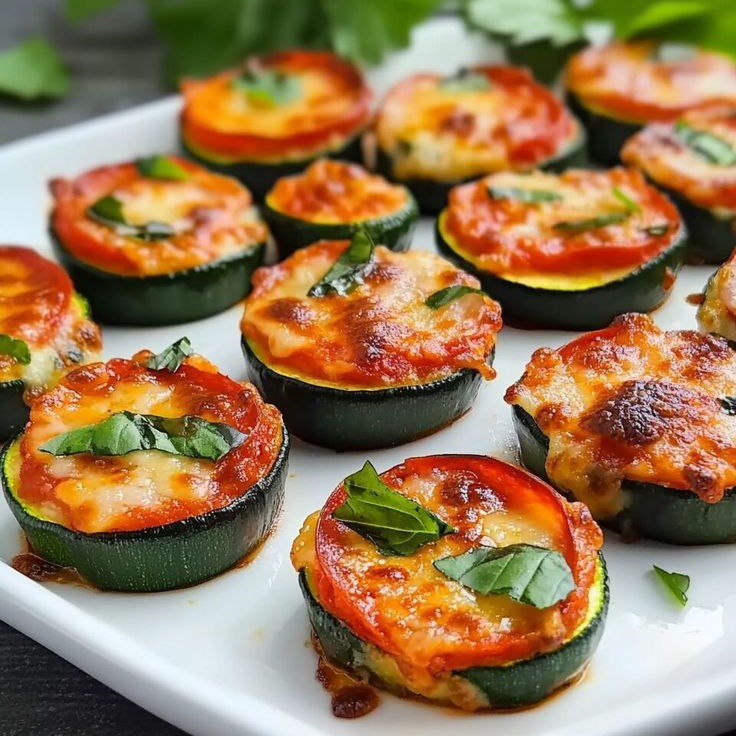 Zucchini Pizza Bites