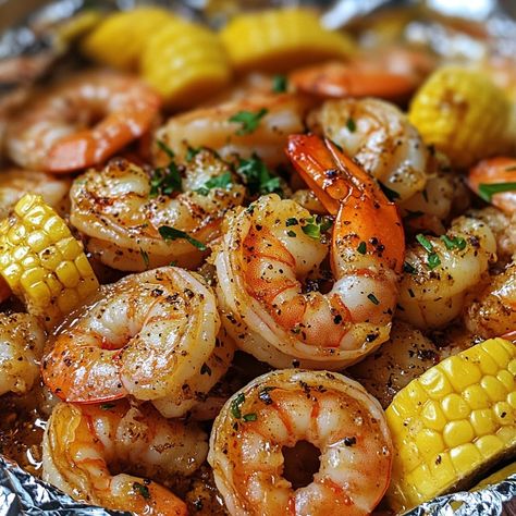 Shrimp and Sausage Foil