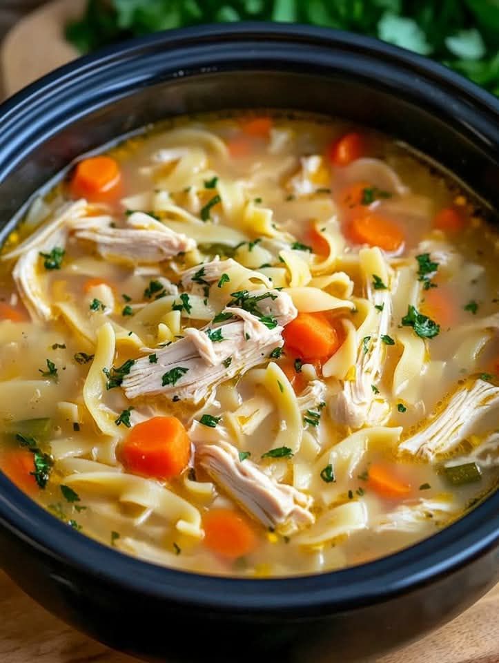 Crockpot Chicken Noodle Soup