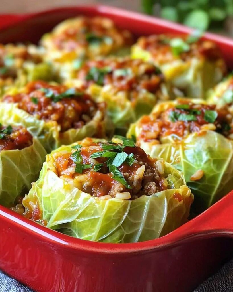Italian Stuffed Cabbage Rolls