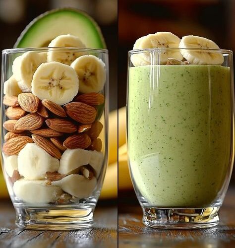 Banana Mango Avocado Smoothie