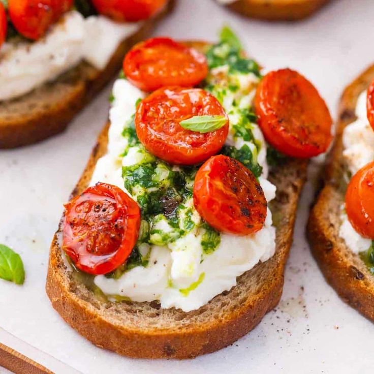 Burrata Bruschetta