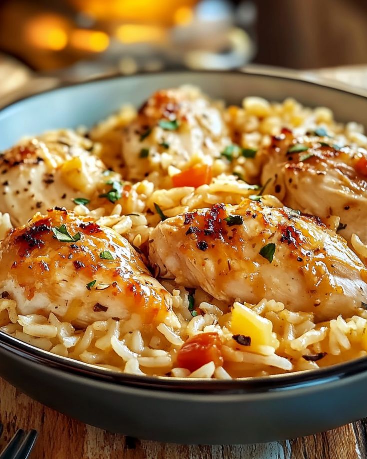 Forgotten Chicken and Rice