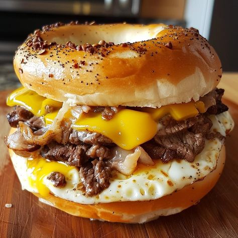 Sandwich Steak with Egg Ingredients