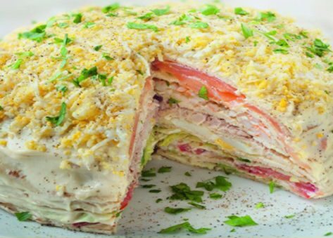Sea Crepe Cake