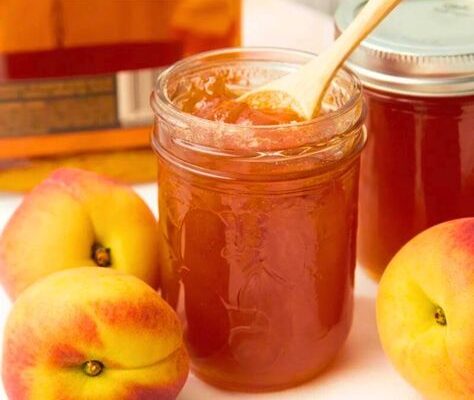 Peach and Bourbon Jam