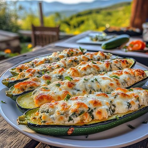 Stuffed Zucchini Boats