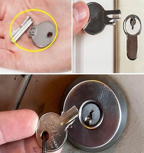 How to remove a broken key from the lock