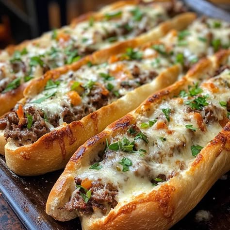 Philly Cheese Stuffed Bread