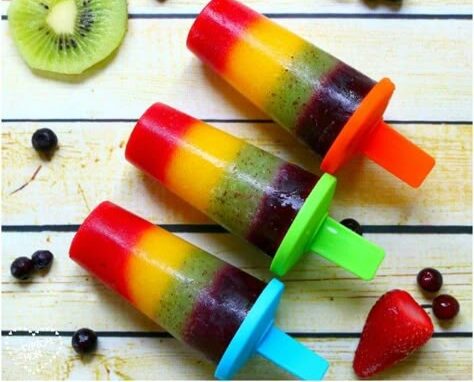 Fruit popsicles