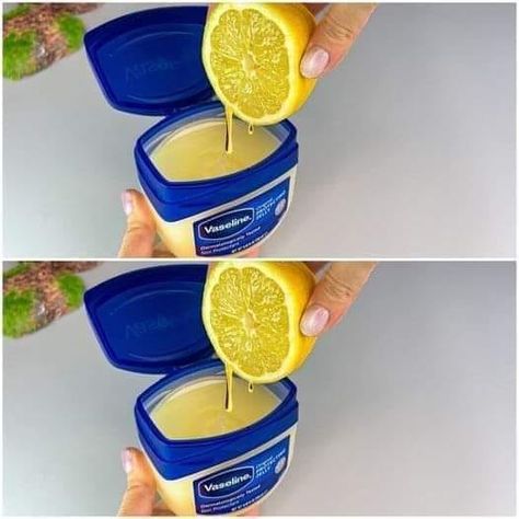 Mix Vaseline with Lemon and you will be shocked