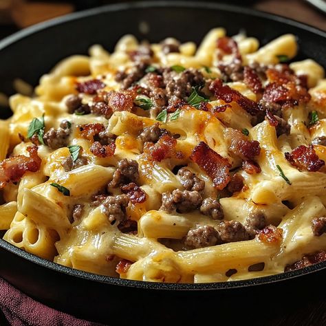 Alfredo Cheese Burger