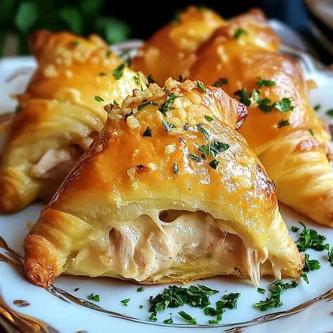 Baked Chicken Stuffed Crescent Rolls