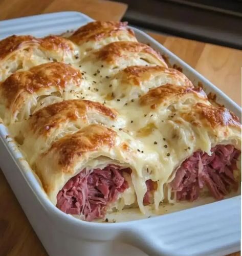 Reuben Crescent Bake