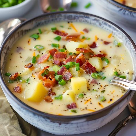 Potato and pork soup
